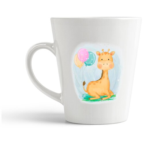 фото Кружка-латте coolpodarok дети жирафик с шариками