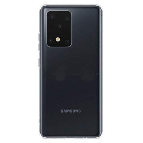 фото Чехол gel case basic для samsung galaxy s20 ultra, прозрачный, deppa 87473