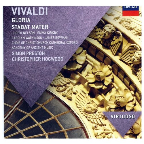 Vivaldi, Judith Nelson, Emma Kirkby, Carolyn Watkinson, James Bowman , Choir Of Christ Church Cathedral, Oxford, The Academy Of Ancient Music, Simon Preston, Christopher Hogwood - Gloria, Stabat Mater. 1 CD