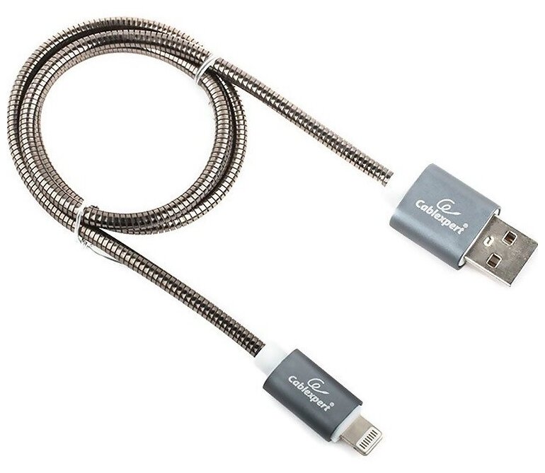 USB Lightning кабель Cablexpert CC-G-APUSB02Gy-0.5M