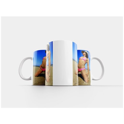 фото Кружка "пляж, бикини, песок" 320 мл lotsprints