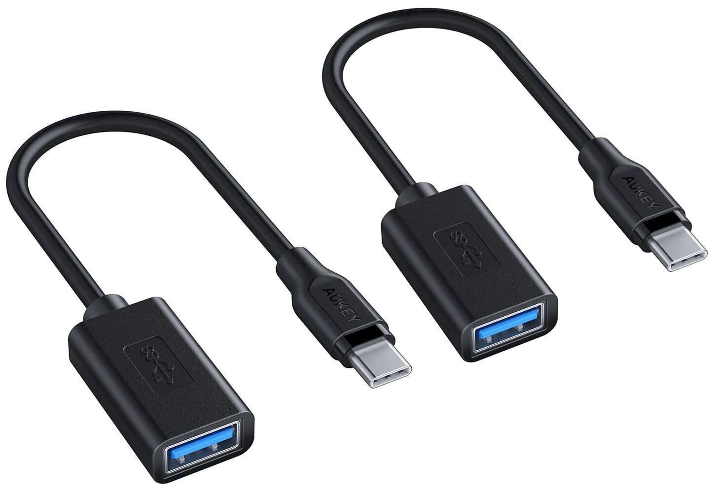 Переходник Aukey CB-A26 2pc (Black) - фото №1