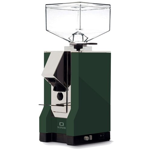 Кофемолка Eureka Mignon Silenzio 50 16 CR, Green Gourmet темно-зеленая электрическая жерновая для дома и кофейни