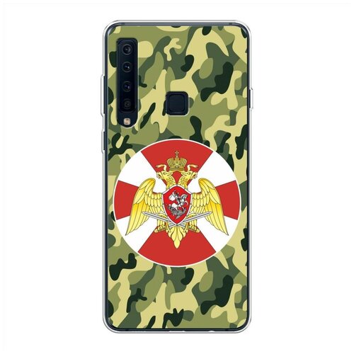 фото Силиконовый чехол "росгвардия зеленый камуфляж" на samsung galaxy a9 2018 / самсунг галакси а9 2018 case place