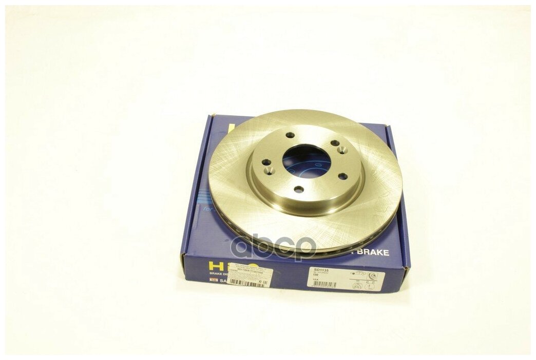 Диск Тормозной Передний Hyundai I30 12-> Sangsin Brake Sd1135 Sangsin brakeSD1135