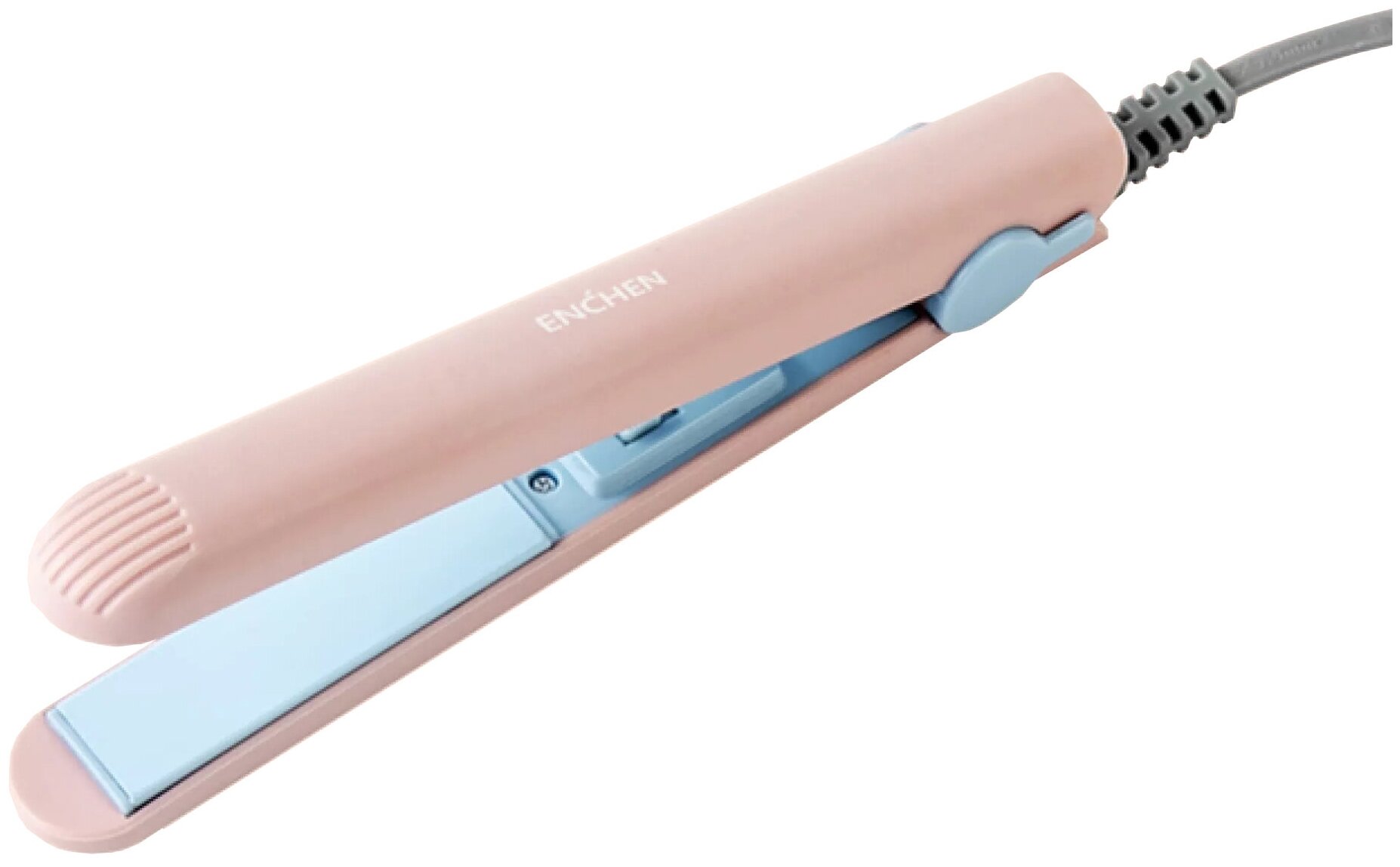 Компактный выпрямитель для волос / Утюжок для волос / Enchen Hair Curler (Pink)