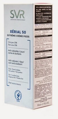 Изображение товара SVR Xerial сдвойка ксериал 50 экстрем Крем для ног 50 мл х 2