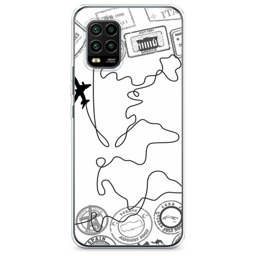 фото Силиконовый чехол "путешествие без границ" на xiaomi mi 10 lite / сяоми ми 10 лайт case place