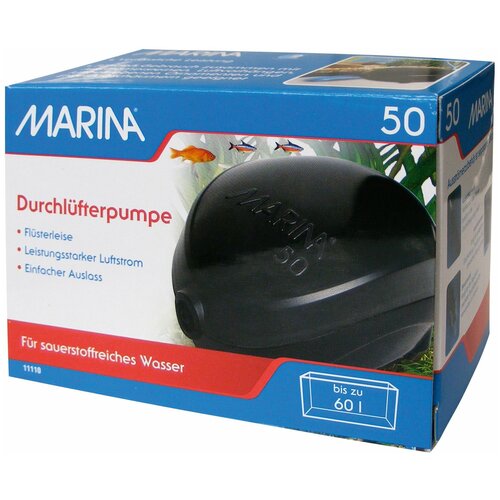 Компрессор для аквариума 75-150 л 85 лч 35Вт Air pump 100 Hagen Marina 153100₽