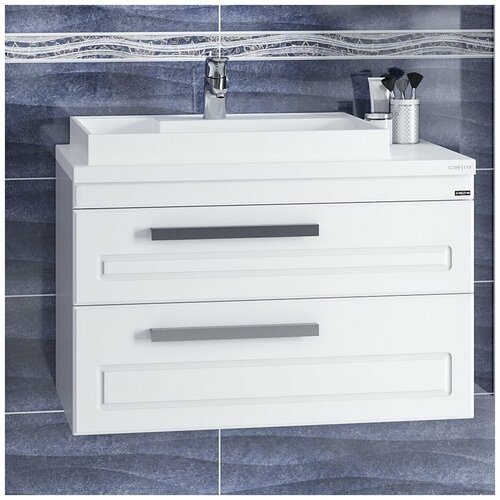 СанТа Тумба с раковиной СанТа Нептун 80 подвесная