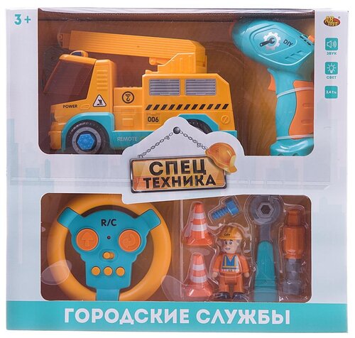 Конструктор ABtoys Городские службы C-00440 Подъемный кран