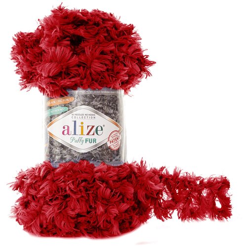 фото Набор для вышивания alize puffy.fur.6109 пряжа ализе puffy fur цв.6109