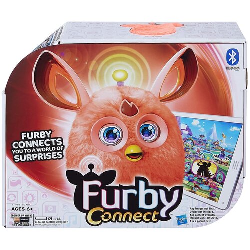 фото Интерактивная игрушка ферби коннект оранжевый с повязкой для сна. hasbro furby connect orange