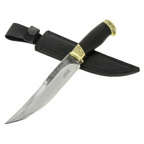 нож скрытого ношения с фиксированным клинком scribe длина клинка 4 4 см cr 2425 Разделочный нож Бык (сталь Х12МФ, рукоять граб)