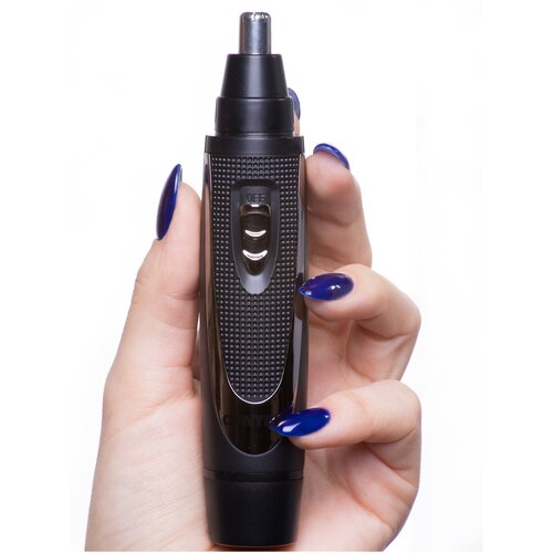 Centek Триммер Centek CT-2177 для ушейбороды 2 насадки 1хАА чёрный хром 104200₽