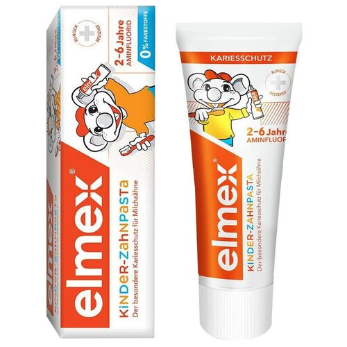 зубные пасты colgate зубная паста elmex защита от кариеса Зубная паста Colgate Elmex Kids от 2 до 6 лет