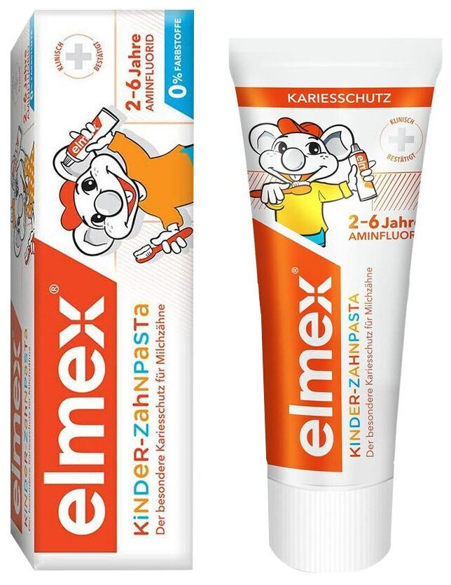 Зубная паста Colgate Elmex Kids от 2 до 6 лет