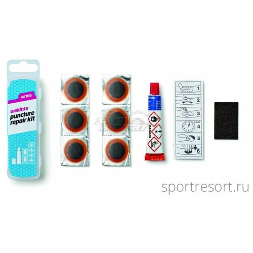 фото Weldtite велоаптечка weldtite airlite puncture repair kit