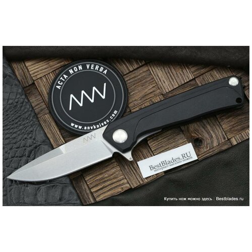 фото Складной нож anv z100 (liner lock, черная g10)