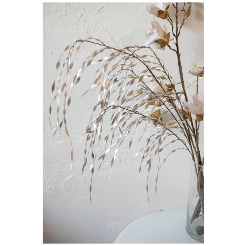 EDG Декоративная ветка Вавилонская Ива 119 см, серебристая 683118,02