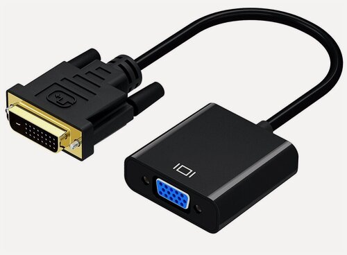 Изображение товара Адаптер-переходник PALMEXX ADP005 DVI(m)-VGA(f), 0.15м, чёрный