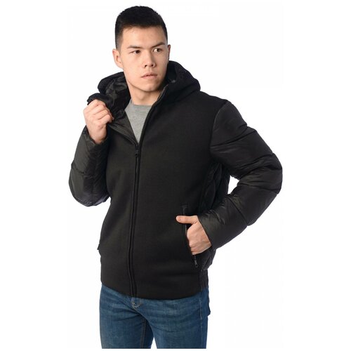 фото Зимняя куртка мужская fanfaroni 17044 размер 50, черный