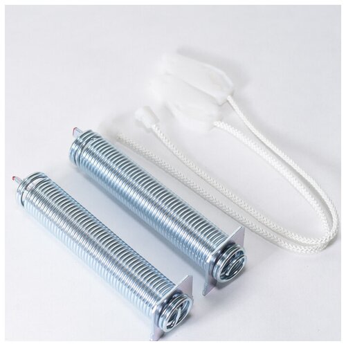 Ремкомплект пружин для двери посудомоечной машины (2 пружины/2 тросика) Bosch, Siemens 45 см