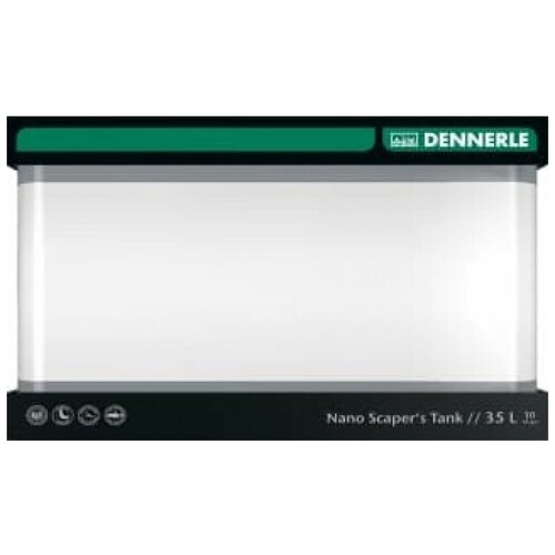 Dennerle Nano Scaper`s Tank 35 - Панорамный нано-аквариум, 40х32х28 см, 35 л dennerle nano scapers tank white glass 30×30×35 см 30 л