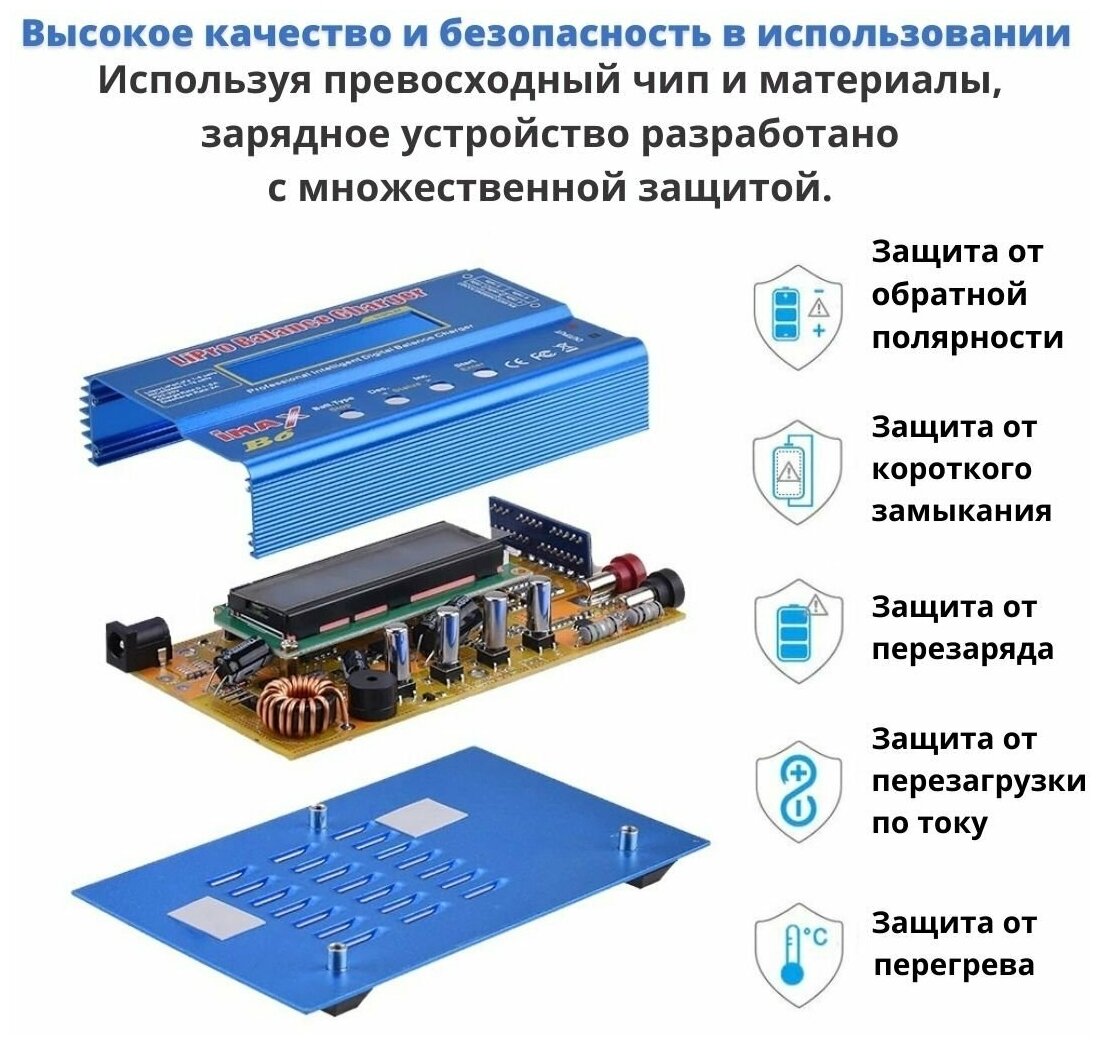 Зарядное устройство IMAX B6AC v2 80w с блоком питания