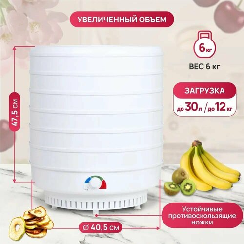 Сушилка для овощей и фруктов Спектр-Прибор Ветерок 6секцийпастила 6736₽
