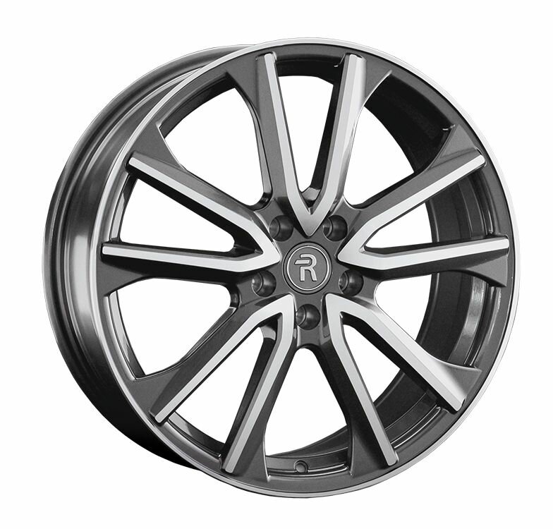 Колесный диск Replay VV397 19x7.5" PCD5x112 ET50 D57,1 темно-серый глянцевый с полированными лучами