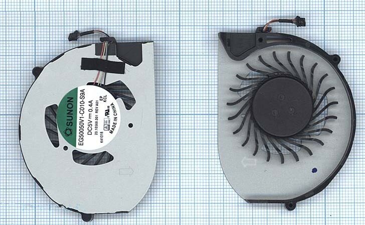 Вентилятор (кулер) для Acer Aspire S3-371 (4-pin)