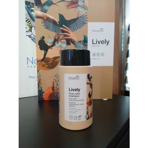 Nouvelle Lively Post color shampoo 300ML шампунь после окрашивания