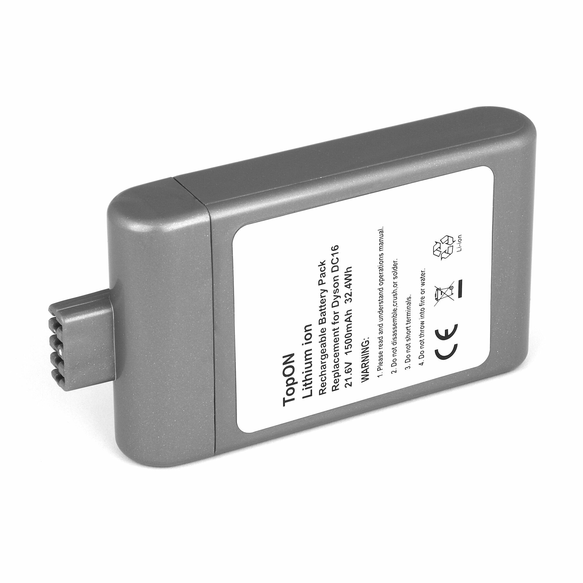 Обзор: Аккумулятор для пылесоса Dyson DC16, Animal, Root 6. 21.6V 1500mAh Li-ion. PN: 912433-01.