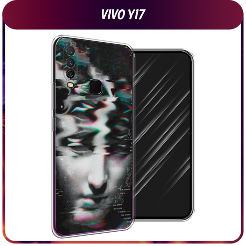 Силиконовый чехол на Vivo Y17/Y12 / Виво Y17/Y12 Glitch Art силиконовый чехол на vivo y17 y12 виво y17 y12 молния
