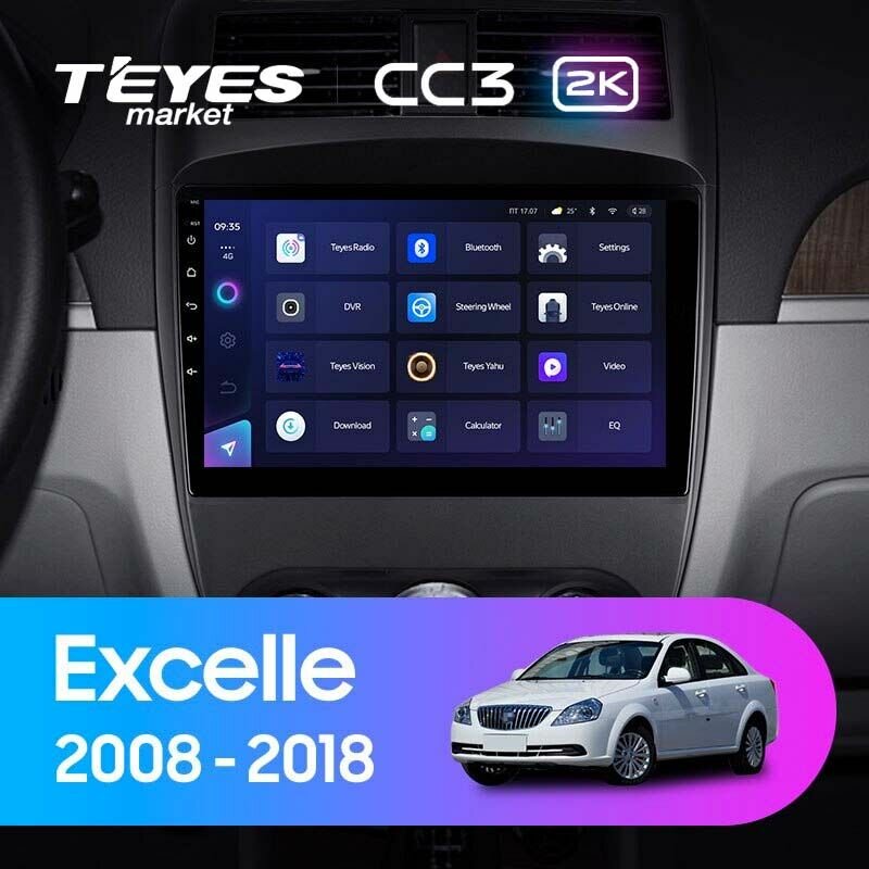 TEYES Магнитола CC3 2K 3 Gb 10.36" для BUICK Excelle 2013+