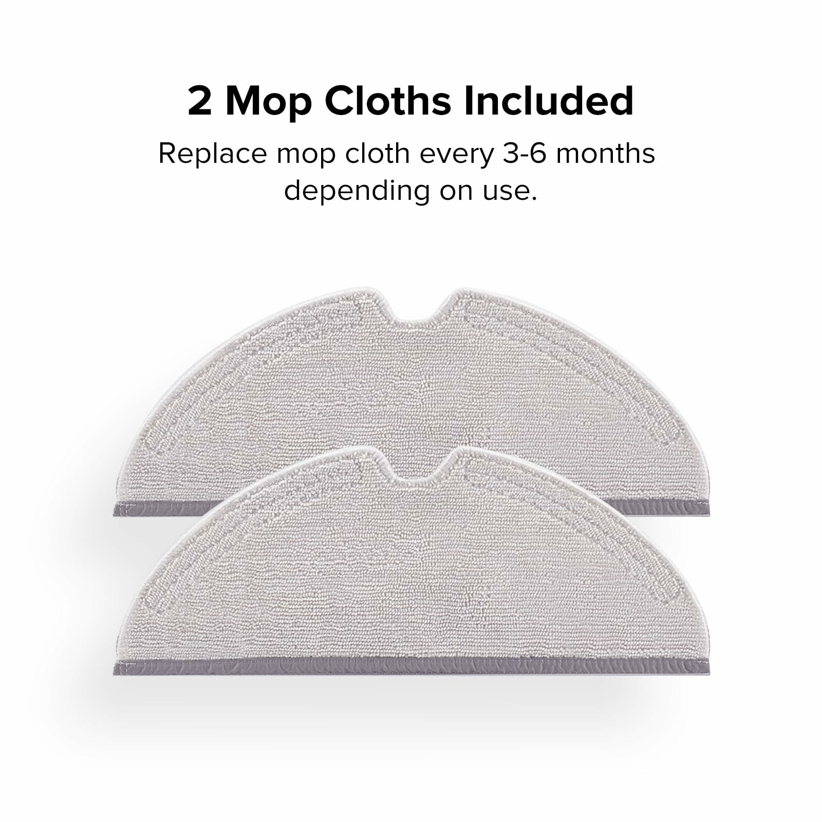 фото Оригинальная микрофибра для робота-пылесоса Roborock Mopping Cloth of Robotic Vacuum Cleaner (комплект 2шт)