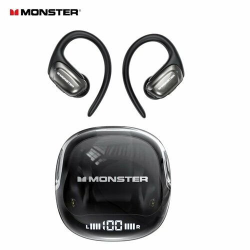 Беспроводные спортивные Bluetooth наушники с микрофоном Monster гарнитура для телефона 4512₽