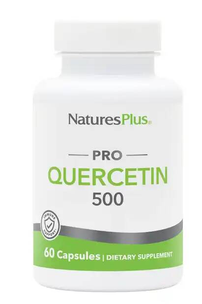 NaturesPlus Pro Quercetin 500 mg (Кверцетин 500 мг) 60 капсул (NaturesPlus)