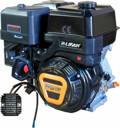 Бензиновый двигатель LIFAN KP420 17 л. с. (вал 25 мм)