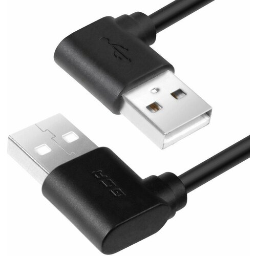 Кабель USB A (M) - USB A (M), 1м, Greenconnect (GCR-AUM5AM-BB2S-1.0m)