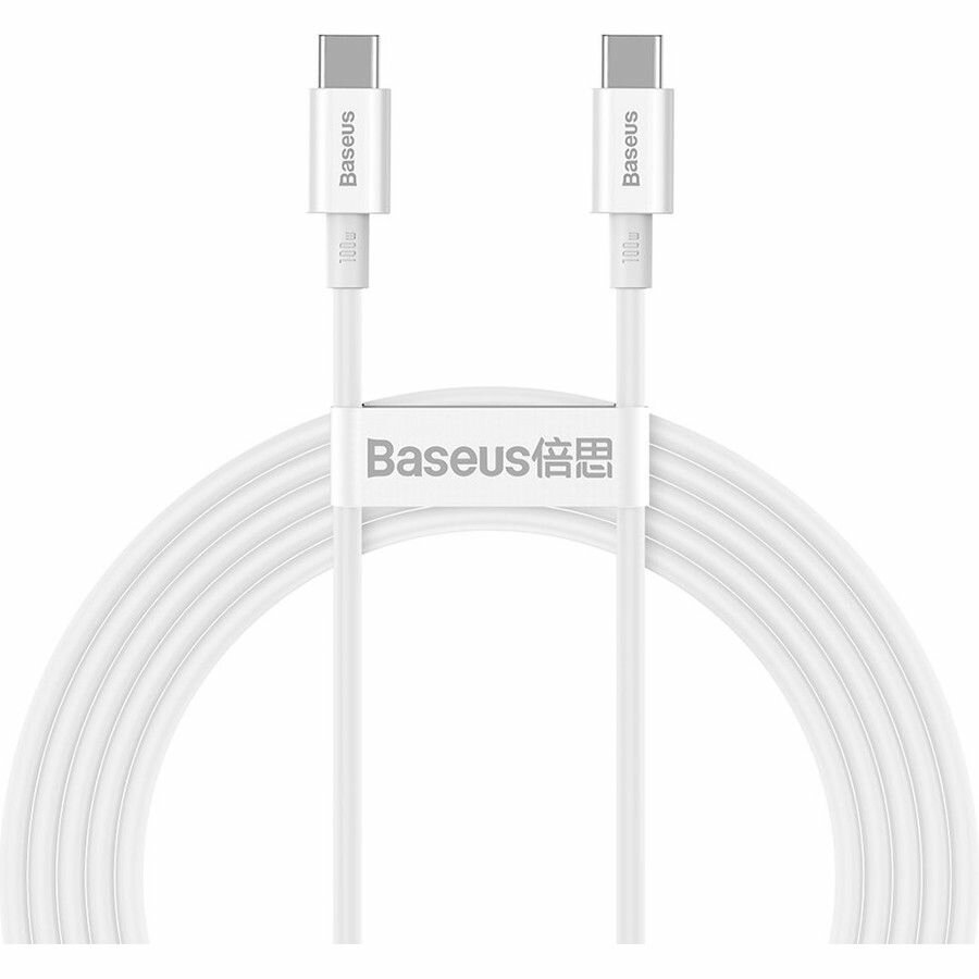 Кабель Baseus Superior Series Type-C to Type-C PD 100W 1m White (CATYS-B02)