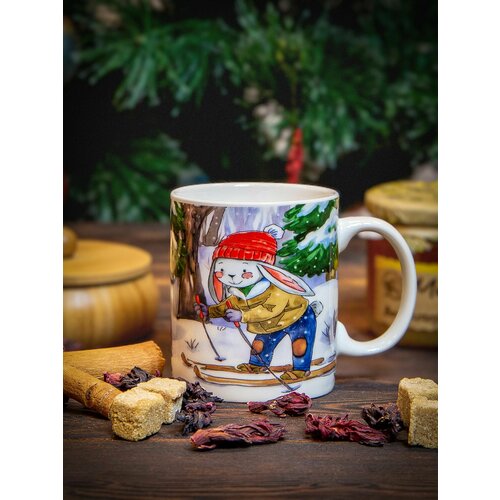 Кружка Зимняя Сказка 350мл фарфоровая Венера 562₽