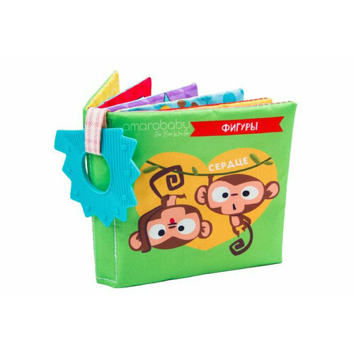 Книжка-игрушка с грызунком Soft Book Фигуры 389₽