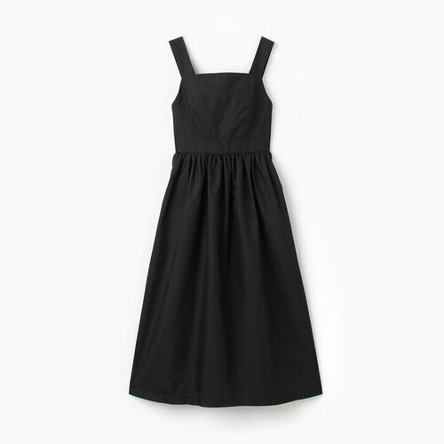 Платье Minaku, размер 48, черный платье женское с поясом minaku casual collection цвет бежевый р р 44