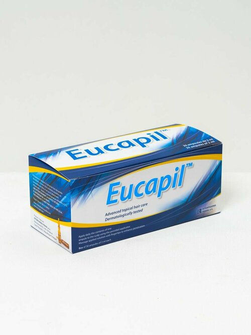 Сыворотка для роста волос Eucapil 30x2 мл. / Лосьон против выпадения волос Эвкапил