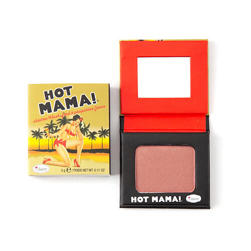 THEBALM Румяна-хайлайтер Hot Mama в дорожном формате