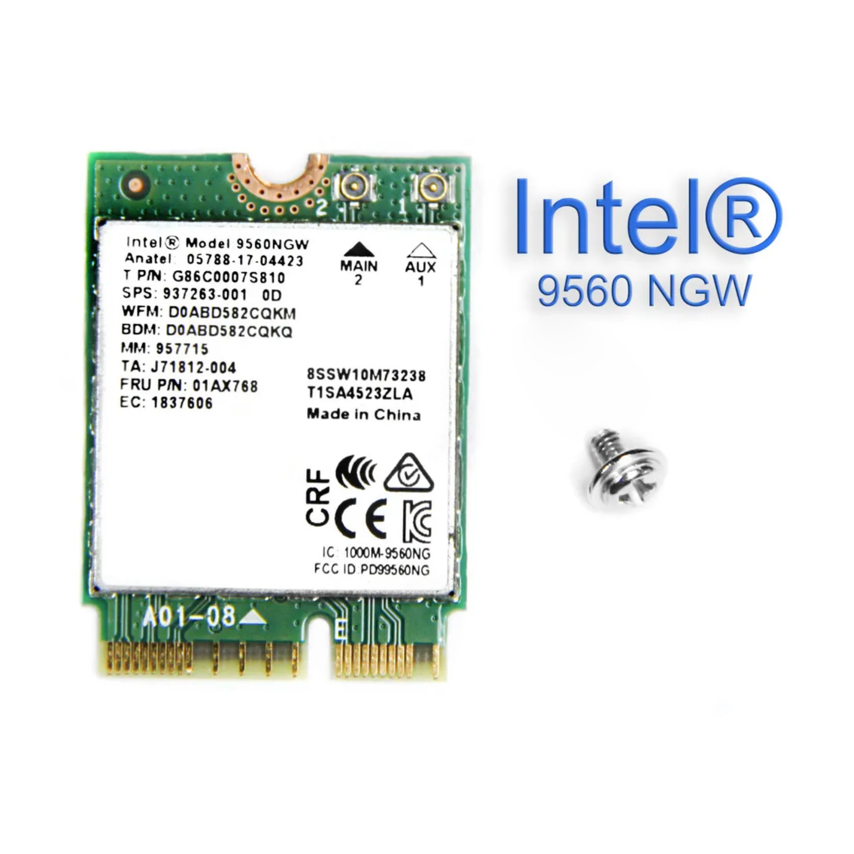 Модуль WiFi /Bluetooth Intel 9560NGW