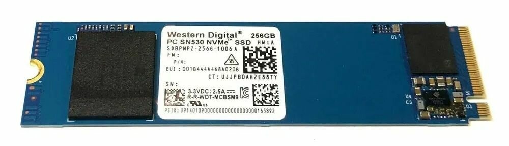 Накопитель SSD Western Digital 256 ГБ SDBPNPZ-256G