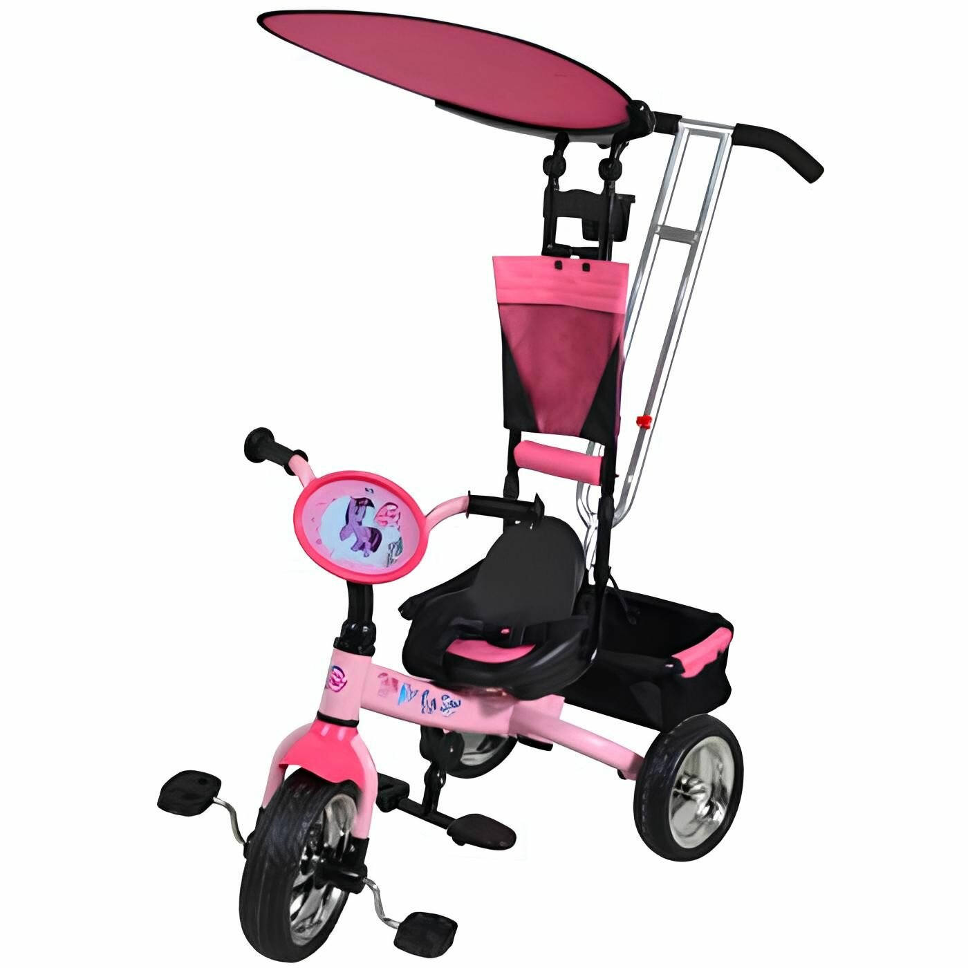Велосипед 3-ный My Little Pony, розовый, 12"/10", колеса EVA